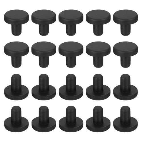 M METERXITY 30���荕�S���X�g�b�p�[�v���O 5mm�ی^�h���{�^���v���O 4.5-4.8mm/0.18-0.19�C���`���p T���^�_��S���X�g�b�p�[�Z�b�g �{�g���`���[�u/DIY�p