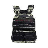Directional Force | Centurion Weight Vest Gen2 | Weight Training Vest Workout Equipment | Performance Apparel & Products (Phoenix Tiger Stripe, 20 Lbs)