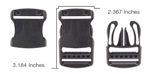 YKK 10-2 Inch Flat Side Release Plastic Buckle2