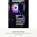 CyberPowerPC Gamer Master Gaming PC, AMD Ryzen 5 5500 3.6GHz, Radeon RX 6400 4GB, 16GB DDR4, 500GB PCIe Gen4 SSD, WiFi Ready & Windows 11 Home (GMA3100A)