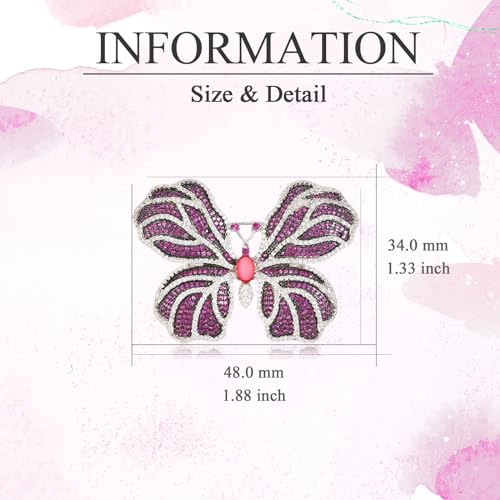 Image of Animal Brooch for Women Girls Rhinestone Animal Brooch Lapel Pin Jewelry Gift for Mom Wife