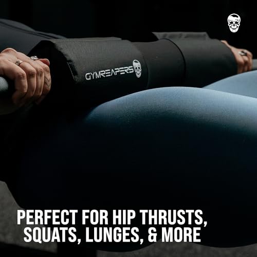 Image of Gymreapers Barbell Squat Pad - Protective Bridge Pad For Hip Thrust, Squats, Lunges - Hip Support, Neck Protection For Bar