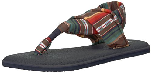 Sanuk Women's Yoga Sling 2 Print Vintage Sandal, OUTER SPACE BLANKET, 7