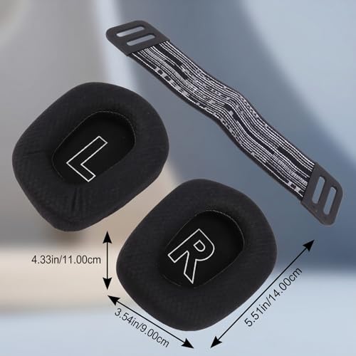 Coussinets d'oreille G733 mousse mémoire isolation bruit rechange - 4