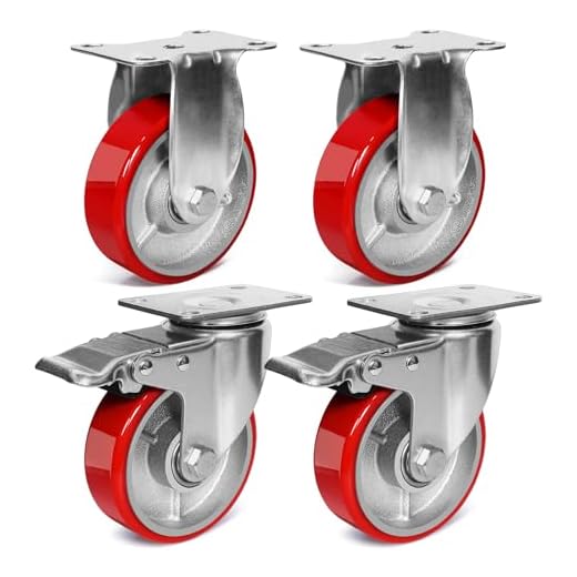 4 Inch Heavy Duty Caster Wheels