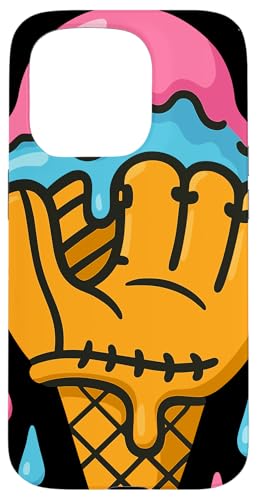 Melted Mitt Ice Cream Cone �싅�O���[�u�J�[�g�D�[���ăx�[�X�{�[�� �X�}�z�P�[�X iPhone 15 Pro �p