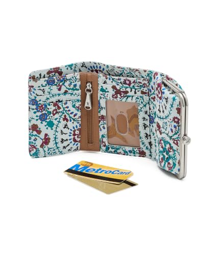 Image of HOBO Women's Robin Compact Wallet Batik Blooms, One Size