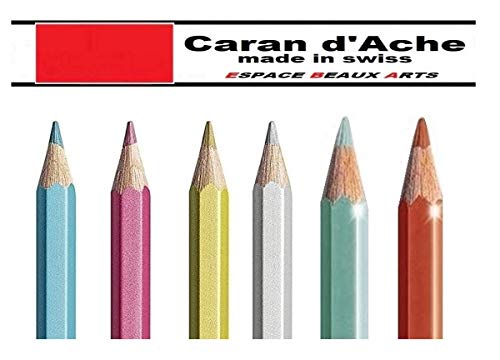 Caran d'Ache - Matite Colorate Metallico
