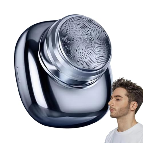 Maquinilla de afeitar portátil para hombres, afeitadora eléctrica - Afeitadora portátil de bolsillo para hombres - Terrimmer impermeable, máquina de afeitar para la cara, recortadora de afeitado