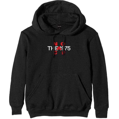 Image of Rock Off officially licensed products The 1975 NOACF Official Unisex Hoodie Hooded Top (Medium) Black