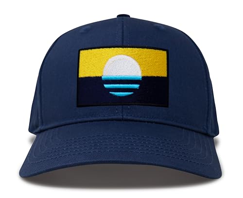 Image of International Tie City Hat for Men and Women, Adjustable Snapback Trucker Baseball Cap with Embroidered Patch