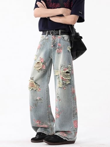 Men's American Denim Wide Leg Pants for Summer3