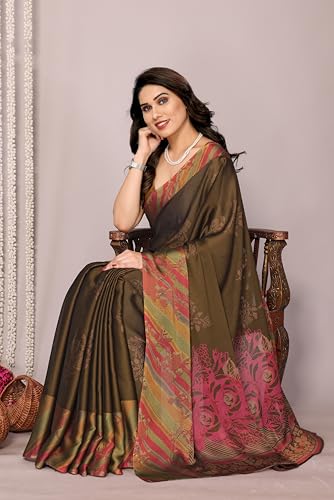 Image of MIRCHI FASHION Saree for Woman Chiffon Tie Dye Printed | Lightweight Daily Wear Women's Sari with Unstitched Blouse Piece (Available in 10 Colors)