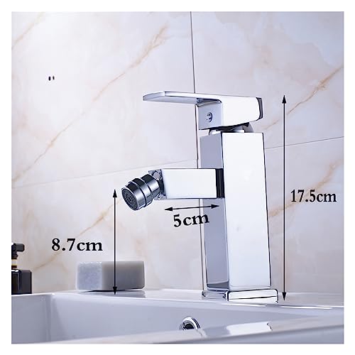 Grifo de damas para bidé monomando que soluciona el control de agua 5