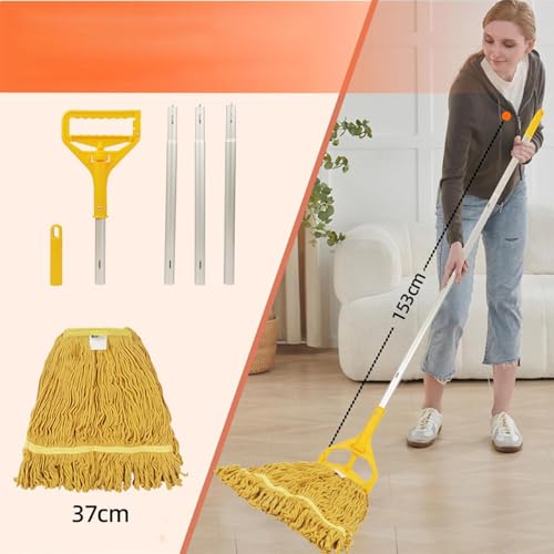 Serpillières à franges pour nettoyage de sol de maison et balai pour parquet détachable