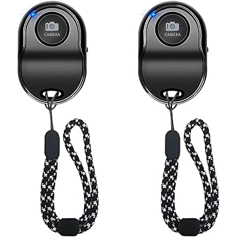 Wireless Remote for iPhone Camera for iPhone & Android, Bluetooth Remote Capture Perfect Moments Hands-Free with This Selfie Clicker for Photos & Videos, Works with Smartphones and Tablets (Round) Cover