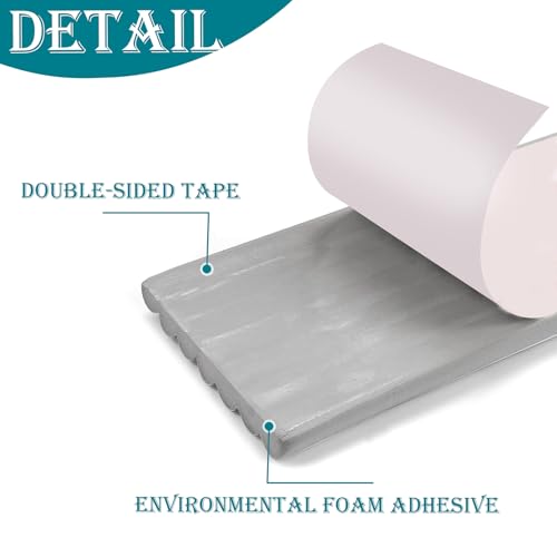 Rohrisolierung Isolierschlauch 8x500 cm Rohrisolierung Wickelrohr Isolierung Band Selbstklebender Wasserrohr Isolierung für Frostschutz im winter