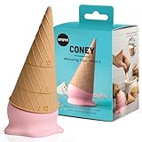 OTOTO Coney Ice Cream Measuring Cups Set – Detachable Plastic Measuring Cup Set for Baking & Cooking, Cute Measuring Cups for Liquid, Cute Baking Supplies, Kitchen Gadgets, Baking Gifts