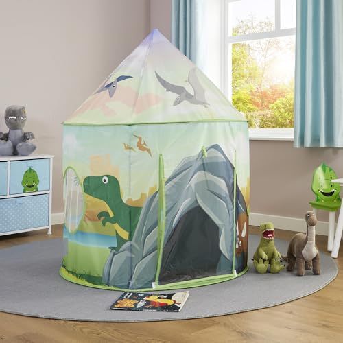 Liberty House Toys Dinosaur Play Tent, Green, Dia100 x H135 cm
