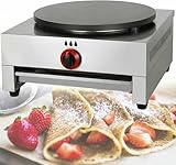 BTOIASYHF Pfannkuchenhersteller, Nicht -Stick -Krepppfanne, Kommerzielle Kreppmaschine, 15,7 Crepe Maker -Arbeitsplatte Für Crepes, Blinze Und Eier