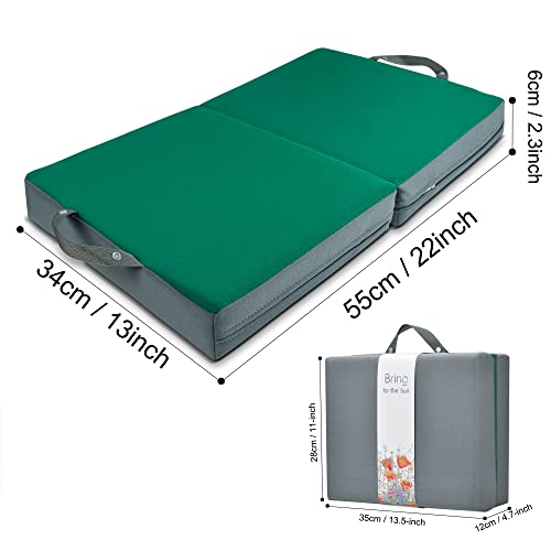 Ki Store Garden Kneeling Pad Memory Form Knee Cushions For Gardening Extra Thick Knee Pad Water Resistant Prayer Pillow For Work Yoga Physical Therapy Green #TOP6