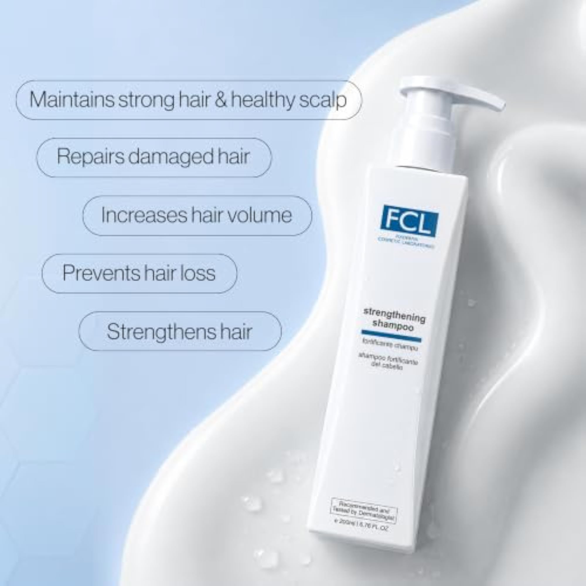 Strengthening Shampoo, Controls Hair Fall, 250 ml