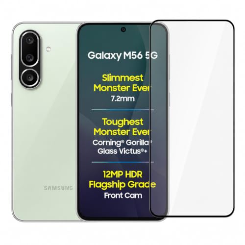 Image of Tempered Glass Screen Protector for Samsung Galaxy M56 5G