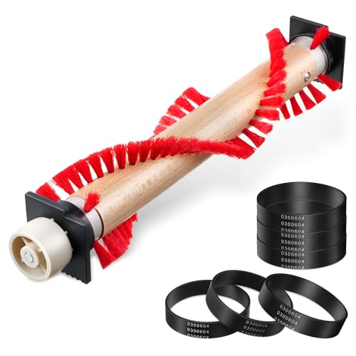 Image of Landhoow 1 Pcs Vacuum Roller Brushes with 6 Pcs Belt Compatible with Oreck XL Upright Vacuum Cleaner, Cleaner Belt Compatible with 0300604, Upright Replacement Parts for House and Office Clean