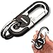 Key Chains Men, 2025 Car Key Chain for Men, Heavy Duty Anti-Loss Keychain with Double Keyrings, Quick Release Men's Car Key Chain Accessories, Birthday Fathers Day Dad Gifts for Dad from Daughter, Son