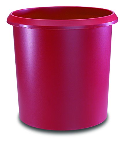 Corbeille à papier 18L solide Läufer 26504 à poignée ergonomique