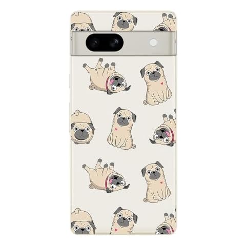 Blingy's Cute Pug Style Case for Google Pixel 8a Cover