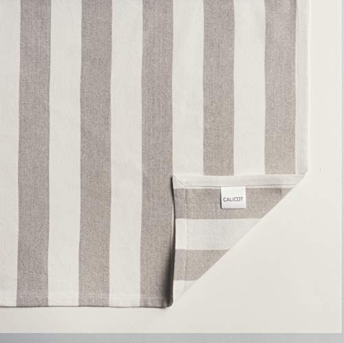 Calicot Napkin 100% Cotton 18 Inch By 18 Inch Decorative Washable Cloth Napkins Table Napkin, Dining, Kitchen, Parties & Camping - Grey Stripe (Set Of 6) #TOP3