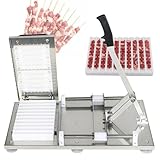 Kabob Maker Box mit 10 Löchern, Grillwerkzeug, Fleischspießmaschine aus Edelstahl, für Küche, Grillladen, Picknick, mit 2 Fleischformboxen, Grillwerkzeug, Spießfleischmaschine