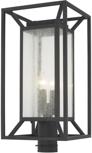 Harbor View 22 3/4" High Sand Coal Outdoor Post Light