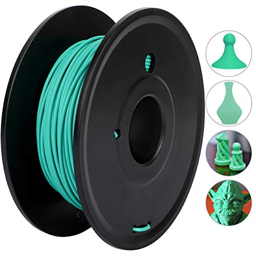 3D Printer Filament PLA Green PLA Filament Consumables 1.75MM 200G Neat Winding No Bubbles High Precision Tangle-Free 3D Art Toy Art Decoration Cars Modules Temperature 190-210 Degree - Thumbnail 5