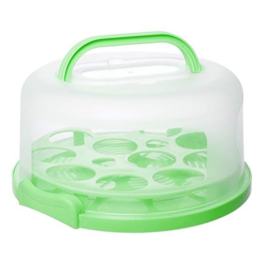 Cake and Cupcake Muffin Carrier Holder with Collapsible handles - BPA free