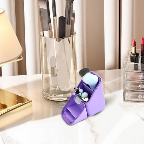 Portalápices para escritorio | Organizador de oficina escritorio | Suministros escolares organización de aulas Accesorios de escritorio Estuche de viaje para profesores mochila estudiante - imagen 2