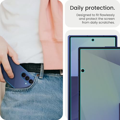 Image of FIRST MART Front and Back Screen Protector for Samsung Galaxy Z Fold 7 / Z Fold7 with Installation Kit | TPU Ultra Thin Membrane, Scratch-Resistant, Bubble-Free| Edge to Edge Coverage | Crystal Clear