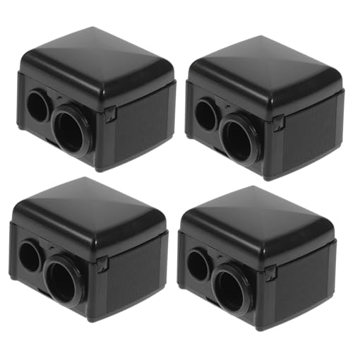 FOMIYES Unique Design Makeup Pencil Sharpener 4pcs Eyeliner Pencil Sharpener Cosmetic Tool Random Color