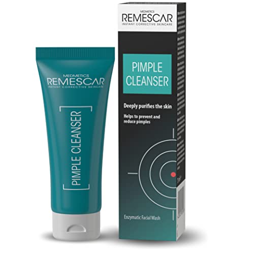 Remescar Limpiador Facial de Espinillas y Granos 75ml - Purifica e Hidratada la Piel, Previene y Reduce Espinillas - Lavado Facial Enzimático para pieles Sensibles y Delicadas