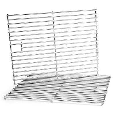 FIRXZYMZ 17 x 13 Grill Grate for Home Depot Nexgrill 720-0830H, 5 Burner 720-0888S 720-0888N, 17 Inch Stainless Steel Grill Grates Replacement Parts for Nexgrill 4 Burner 720-0783E 720-0783C