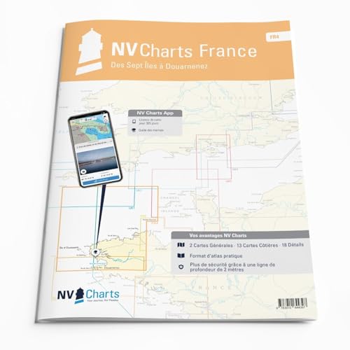 NV Charts Atlas Les sept îles à Douarnenez FR4