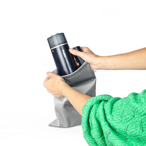 Beldray Fold & Go Garment Steamer – Steam, Refresh & Sanitise Clothing, Ready In 30 Seconds, Foldable Compact Design, 100 ml Water Tank, Storage Bag Included, Fabric Brush Opens Weave For Deeper Clean