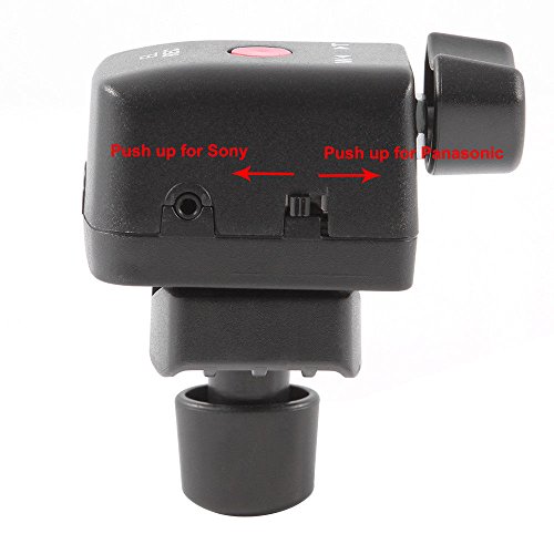 FocusFoto PRO Camcorder Zoom Commander Control & Video Recording Remote Controller with 2.5mm Jack Spring Cable for Sony Panasonic Lanc - Thumbnail 5