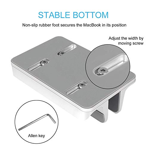 Soporte Vertical Ajustable para Laptop JARLINK Plata miniatura 7