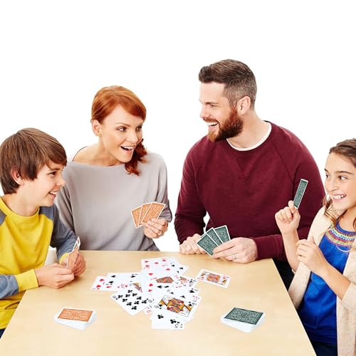 Spielkarten 2 Stück Standard Spielkarten Designer Profi Pokerkarten Kartendeck Spielkarten für Familien Kartenspiele Party Texas Holdem Poker Blackjack Euchre Canasta Pinochle-Kartenspiel Casino Grade – Bild 6