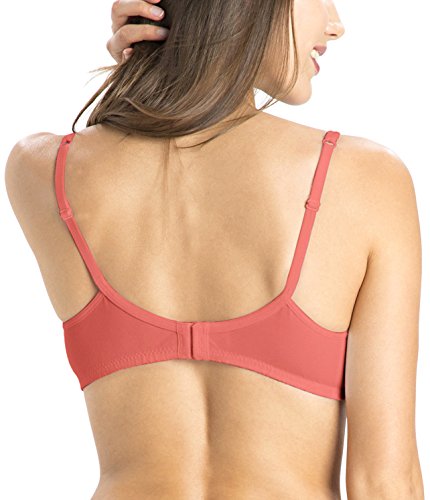 Image of Jockey 1722 Women Wirefree Non Padded Super Combed Cotton Elastane Stretch Medium Coverage Everyday Bra with Concealed Shaper Panel