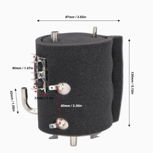 Réservoir chauffant pour distributeur d'eau remplacement durable 1L