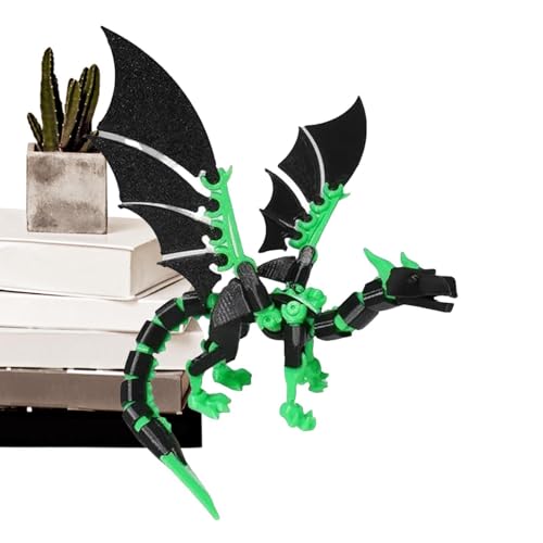 Dragon Figurine ? Resin 3D Printed Tabletop Sculpture Detailed Design | Fantasy Dragon Statue Decorative Ornament Collectible Di