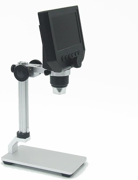 顕微鏡アクセサリーキット 600xデジタル顕微鏡電子ビデオ顕微鏡4.3インチ顕微鏡 顕微鏡スライド